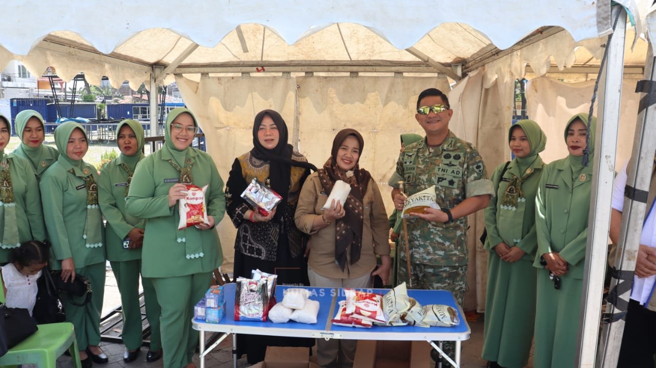 Wabup Sidrap Apresiasi Bazar Murah Kodim 1420 sebagai Upaya Jaga Stabilitas Pangan