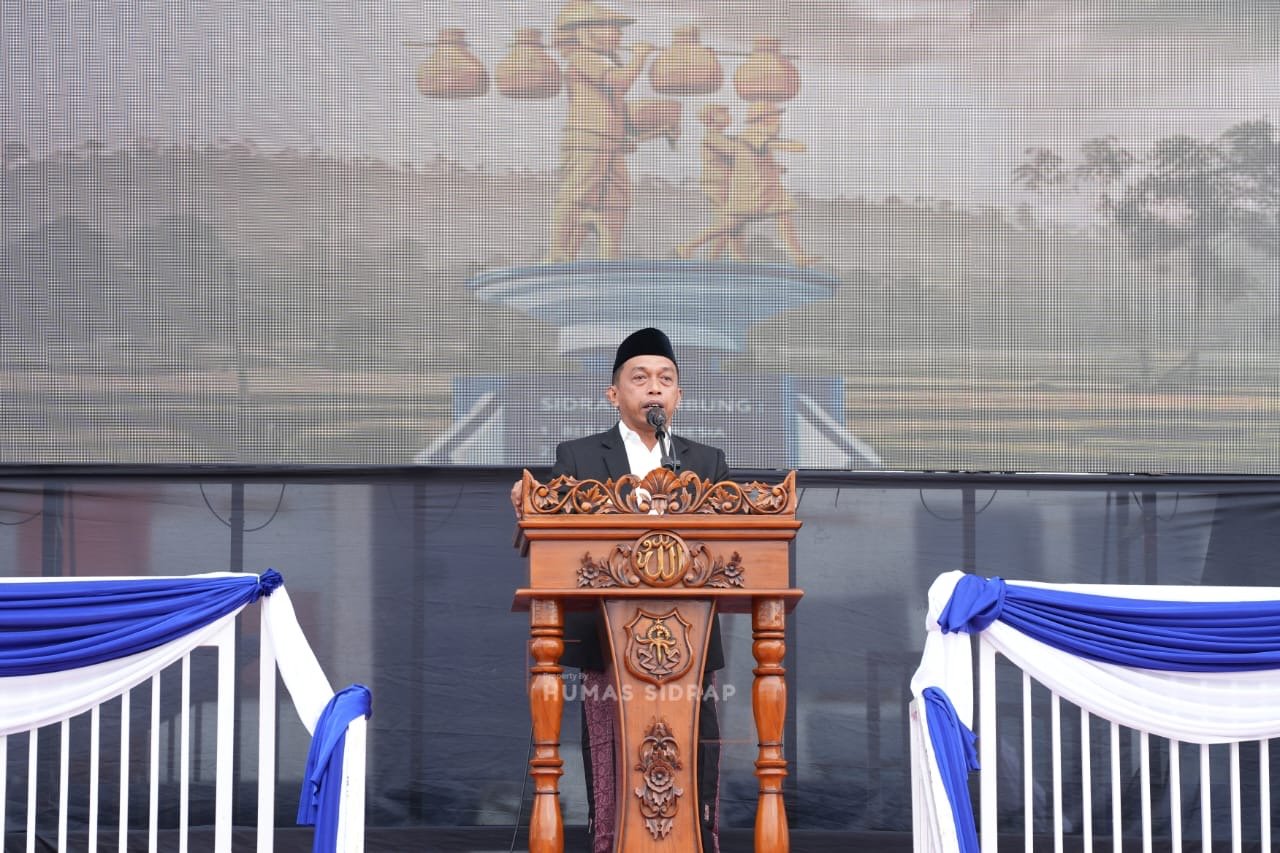 Bupati Syaharuddin Ajak Warga Jadikan Momentum Idulfitri Energi Pembangunan Sidrap