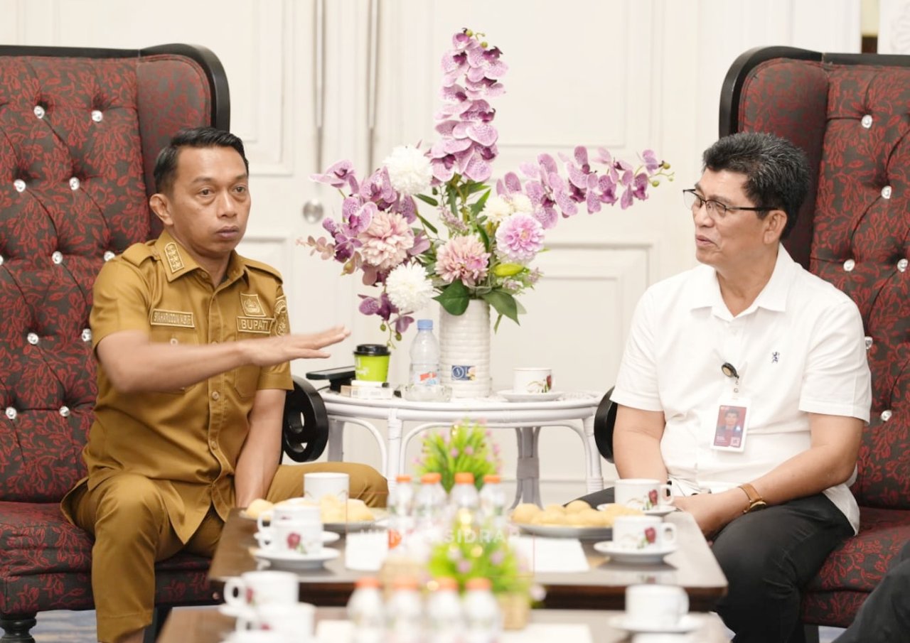 Bupati Syaharuddin Terima Audiensi BPLIP Makassar, Tegaskan Komitmen Sidrap Sukseskan Swasembada Pangan Nasional