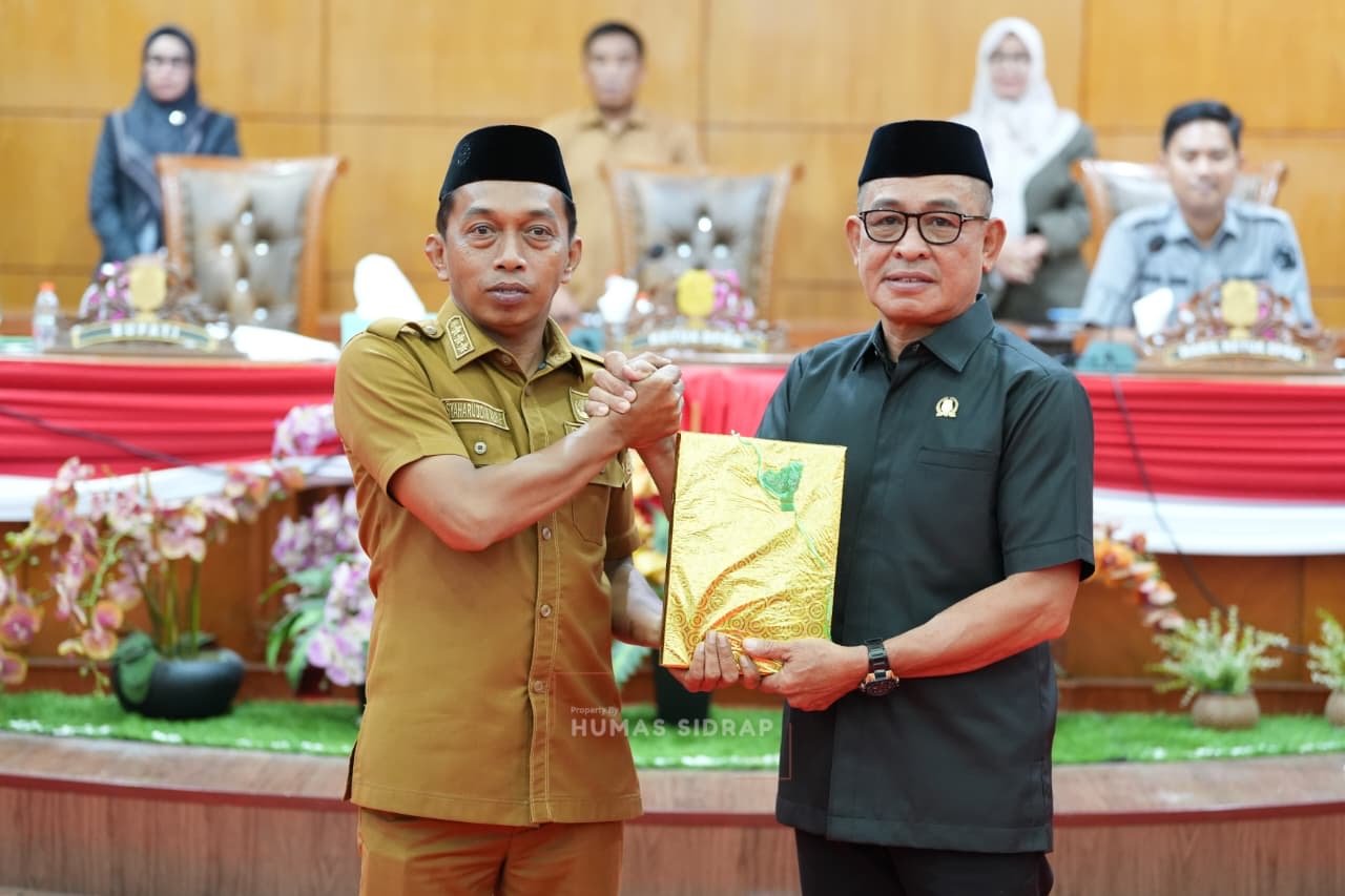 Serahkan LKPJ 2025, Bupati Sidrap Paparkan Deretan Capaian Impresif Daerah