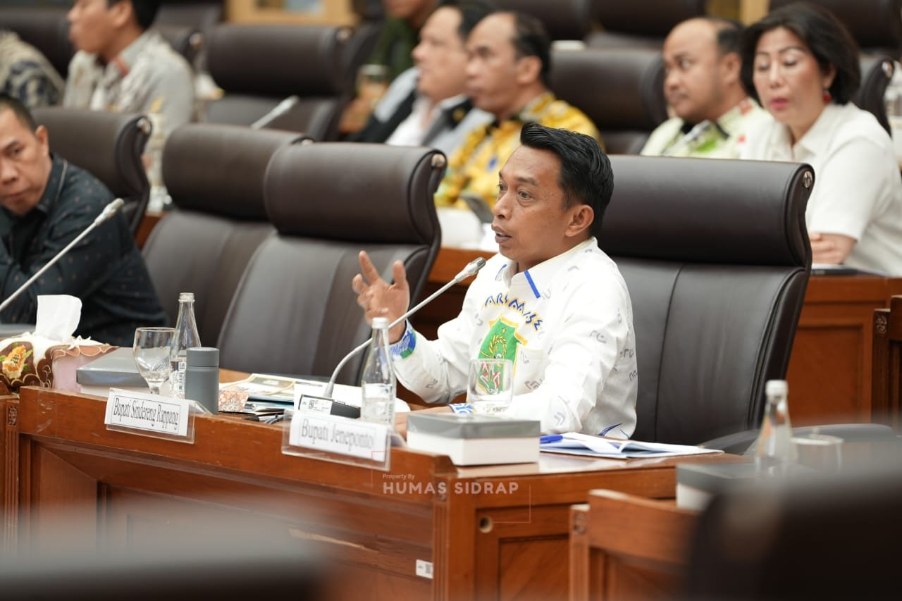 Bupati Syaharuddin Alrif Perjuangkan Dana Bagi Hasil PLTB Sidrap di Komisi XII DPR RI