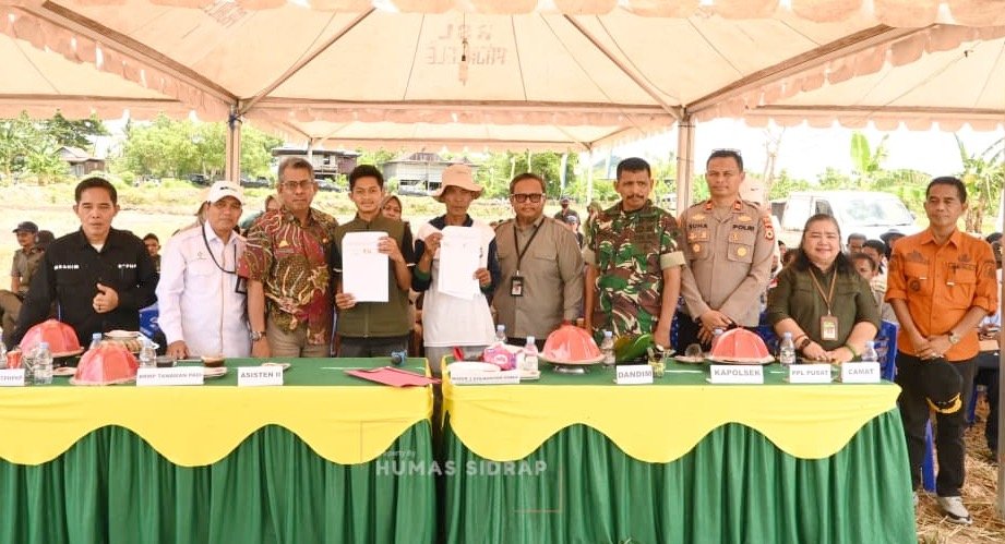 Sidrap Sukseskan Percepatan Tanam di Lokasi Cetak Sawah Rakyat