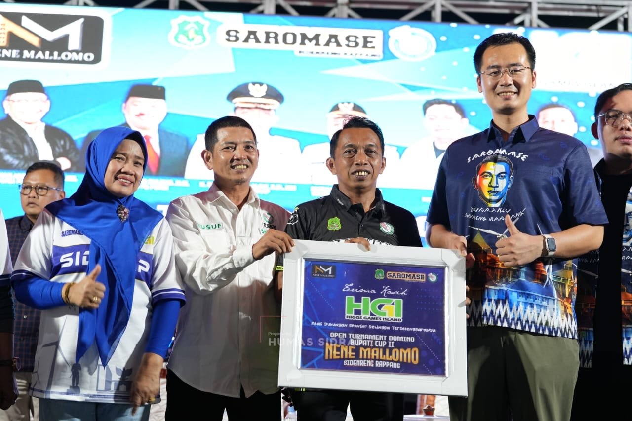 Ribuan Peserta dari Berbagai Penjuru Ikuti Turnamen Domino Bupati Cup II di Sidrap