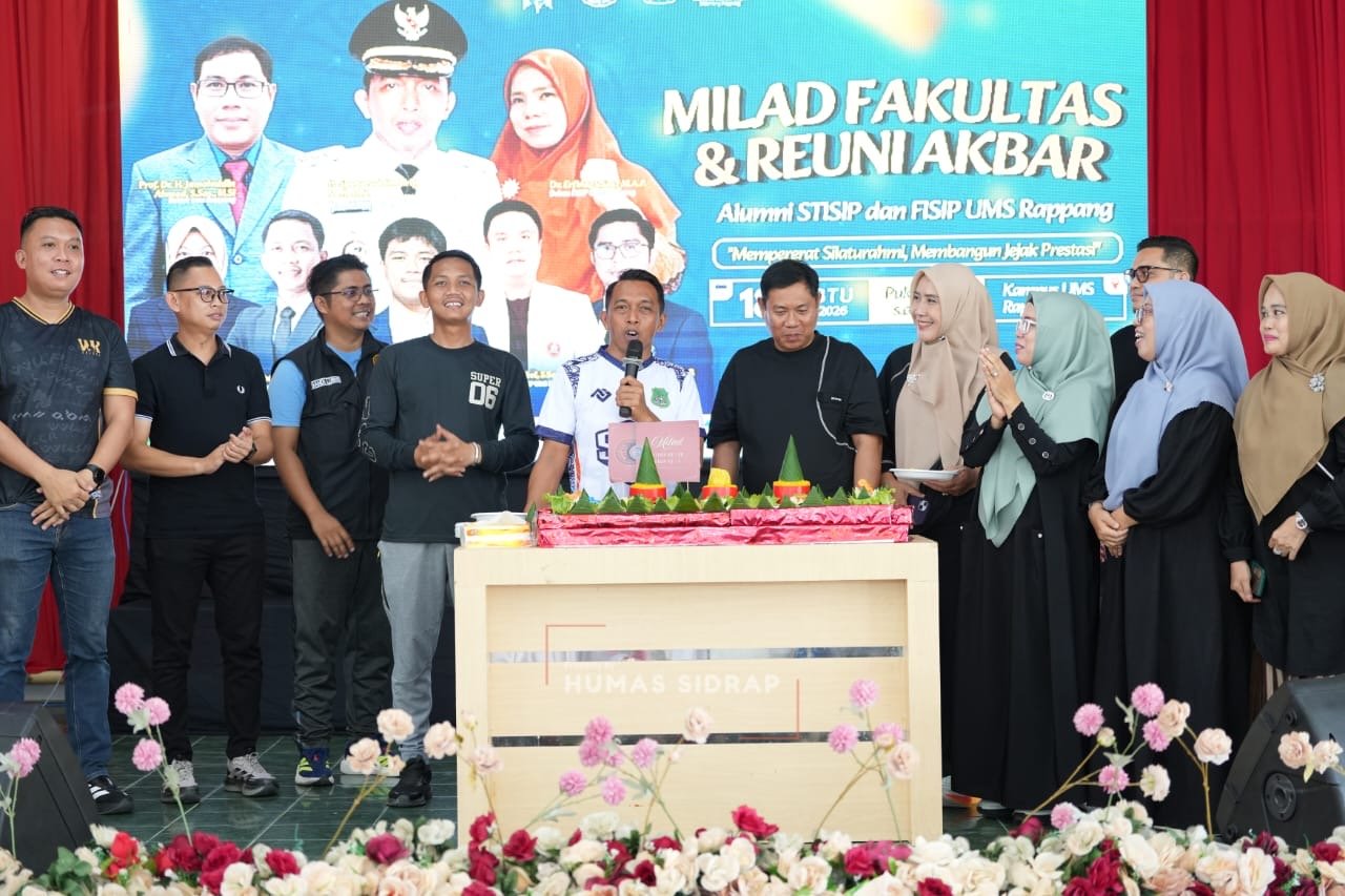 Dengan Semangat Saromase, Bupati Sidrap Ajak Alumni FISIP UMS Beri Dampak Nyata