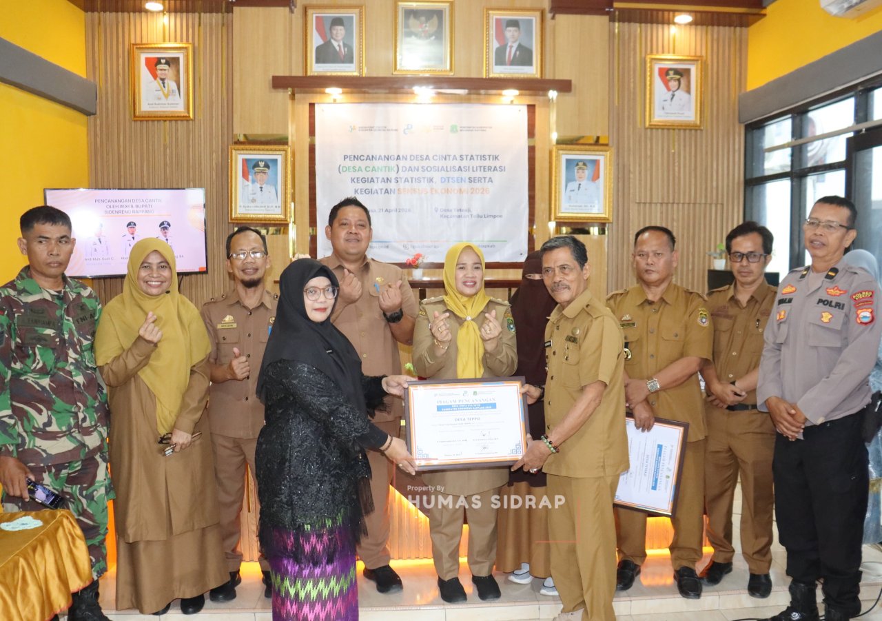 Teteaji, Polewali, dan Teppo Jadi Lokus Baru Desa Cantik di Sidrap