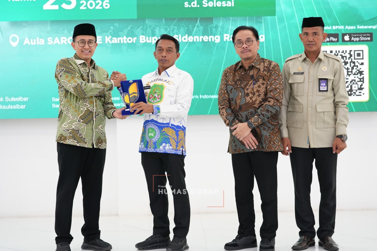 Buka Sosialisasi BPKH, Bupati Sidrap Paparkan Korelasi Kuota Haji Meningkat dengan Pertumbuhan Ekonomi