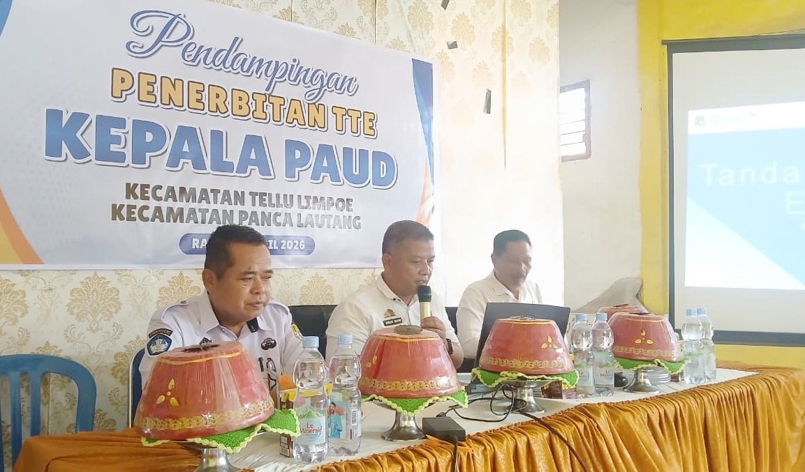 Urusan Surat Jadi Mudah, Kepala TK di Tellu Limpoe dan Panca Lautang Dibekali Tanda Tangan Elektronik