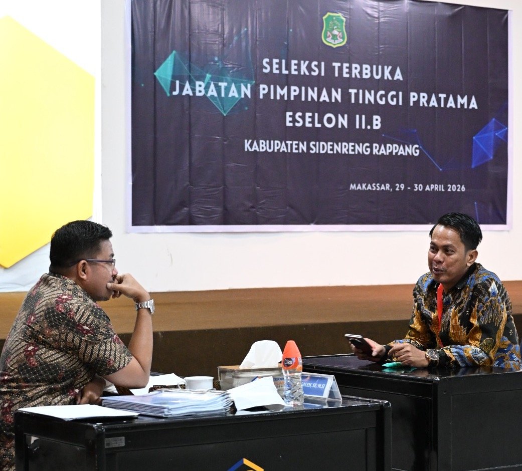 Sekda Sidrap Dalami Kapasitas Kandidat pada Tahap Wawancara Selter JPT Pratama