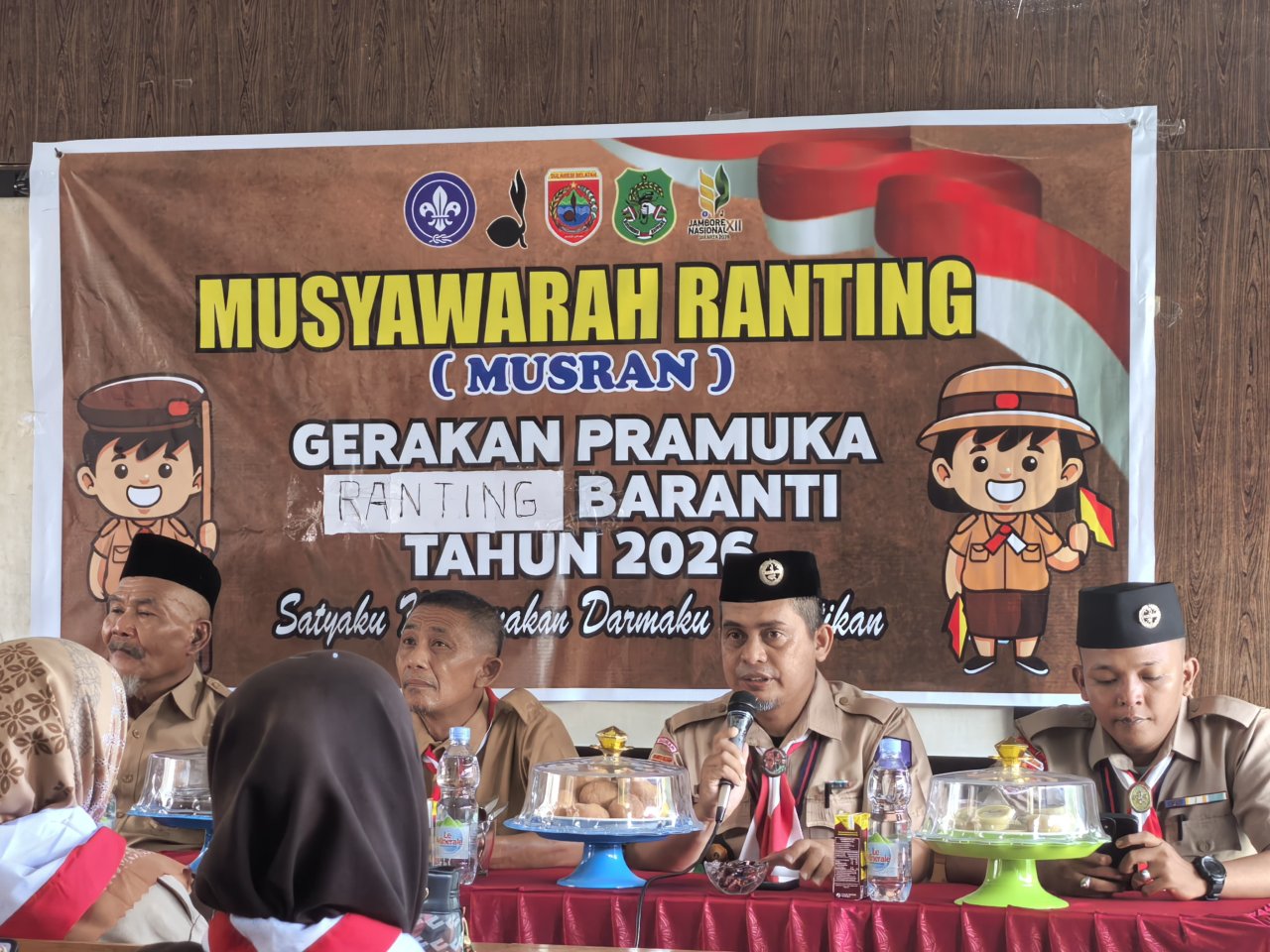 Sekretaris Kwarcab Sidrap Buka Musyawarah Ranting Baranti 2026