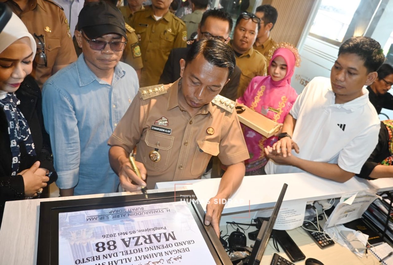 Hotel Marza 88 Resmi Beroperasi, Bupati Syaharuddin Harap Jadi Magnet Baru Ekonomi Sidrap