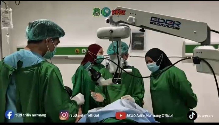 RSUD Arifin Nu'mang Sukses Gelar Operasi Katarak Perdana dengan Teknologi Modern