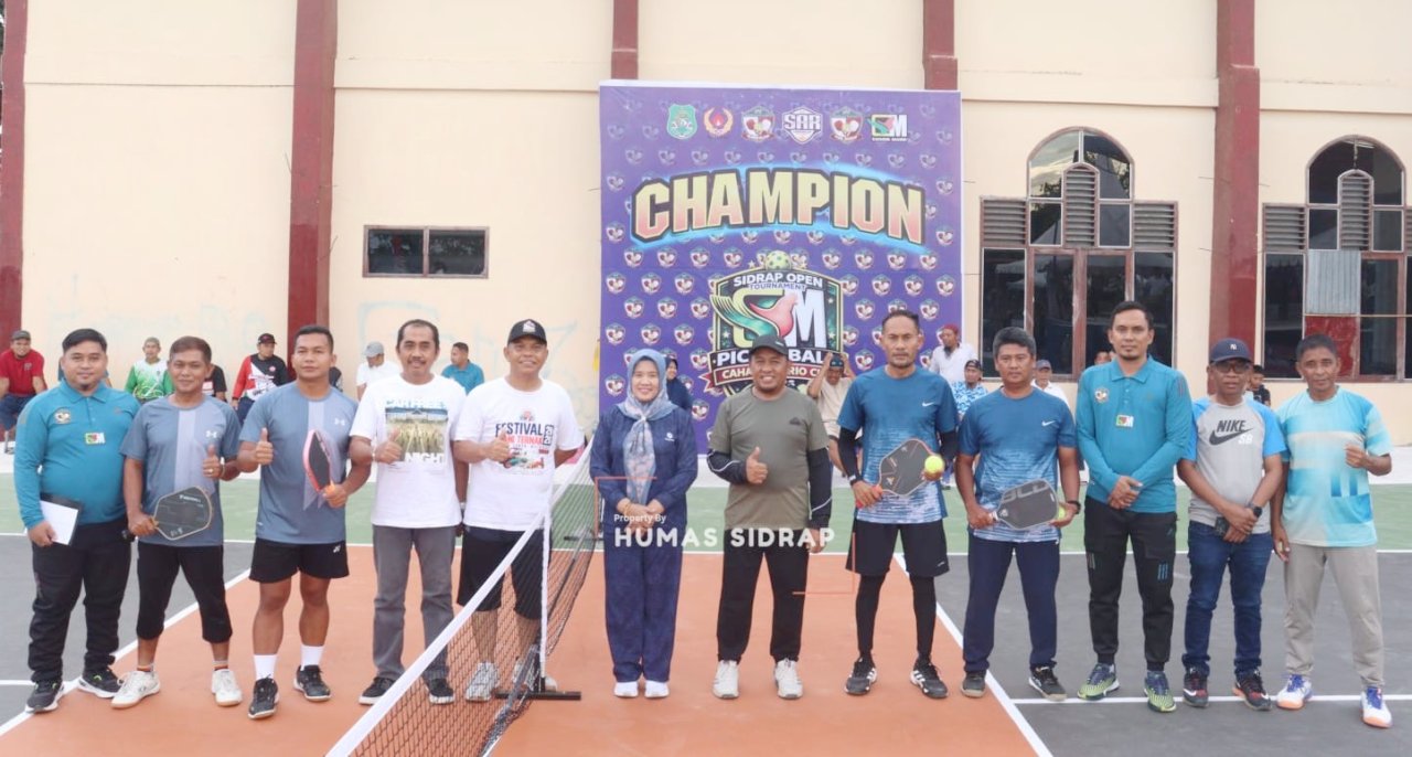 Turnamen Pickleball Jadi Simbol Solidaritas Masyarakat Sidrap