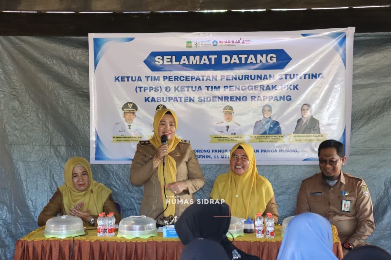 Pemberian Makanan Tambahan di Rumah Gizi Lanrang, Wabup Tekankan Pentingnya Gizi Bebas Pengawet