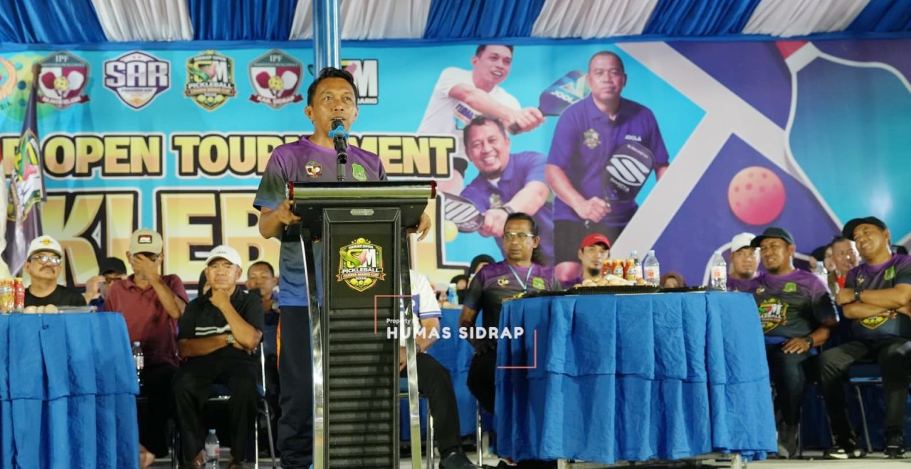 Bupati Sidrap Puji Turnamen Pickleball Mario Cup 2026, Harap Jadi Agenda Tahunan
