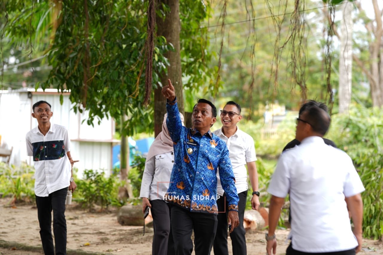 Tata Kawasan Stadion Ganggawa, Pemkab Sidrap Dorong Estetika Kota dan Kenyamanan Publik