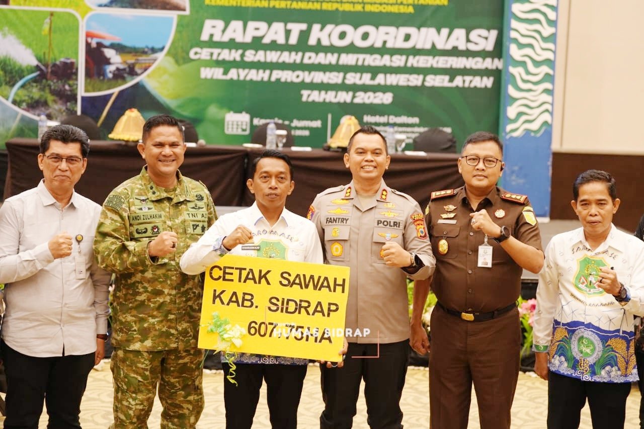 Sidrap Targetkan Cetak Sawah Baru 600 Hektare, Bupati Syaharuddin Usulkan Sistem Swakelola