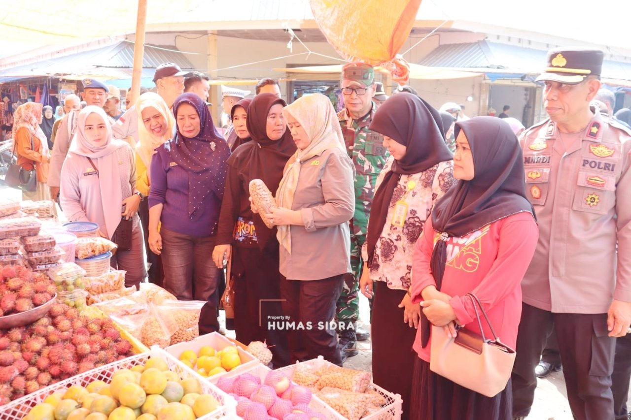 Antisipasi Lonjakan Harga Jelang Iduladha, Pemkab Sidrap Gelar Monitoring Pasar Rappang