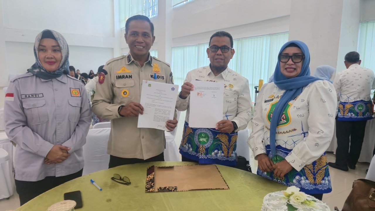 Dinas Pertanian Kendari dan Dinas Peternakan Sidrap Teken PKS Pemenuhan Pangan Asal Hewan