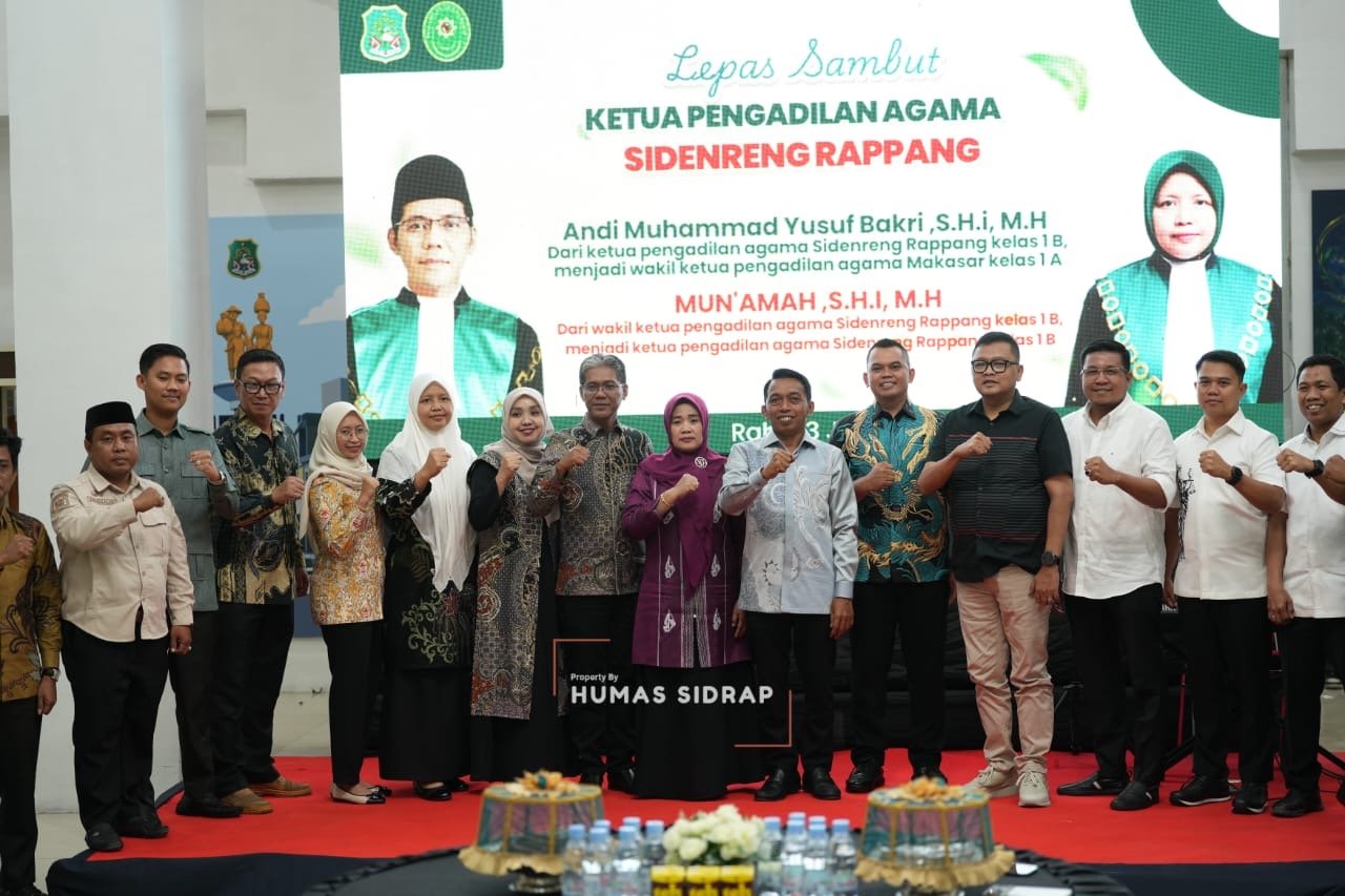 Lepas Sambut Ketua PA Sidrap, Bupati Syaharuddin Alrif Harapkan Sinergi Terus Terjalin