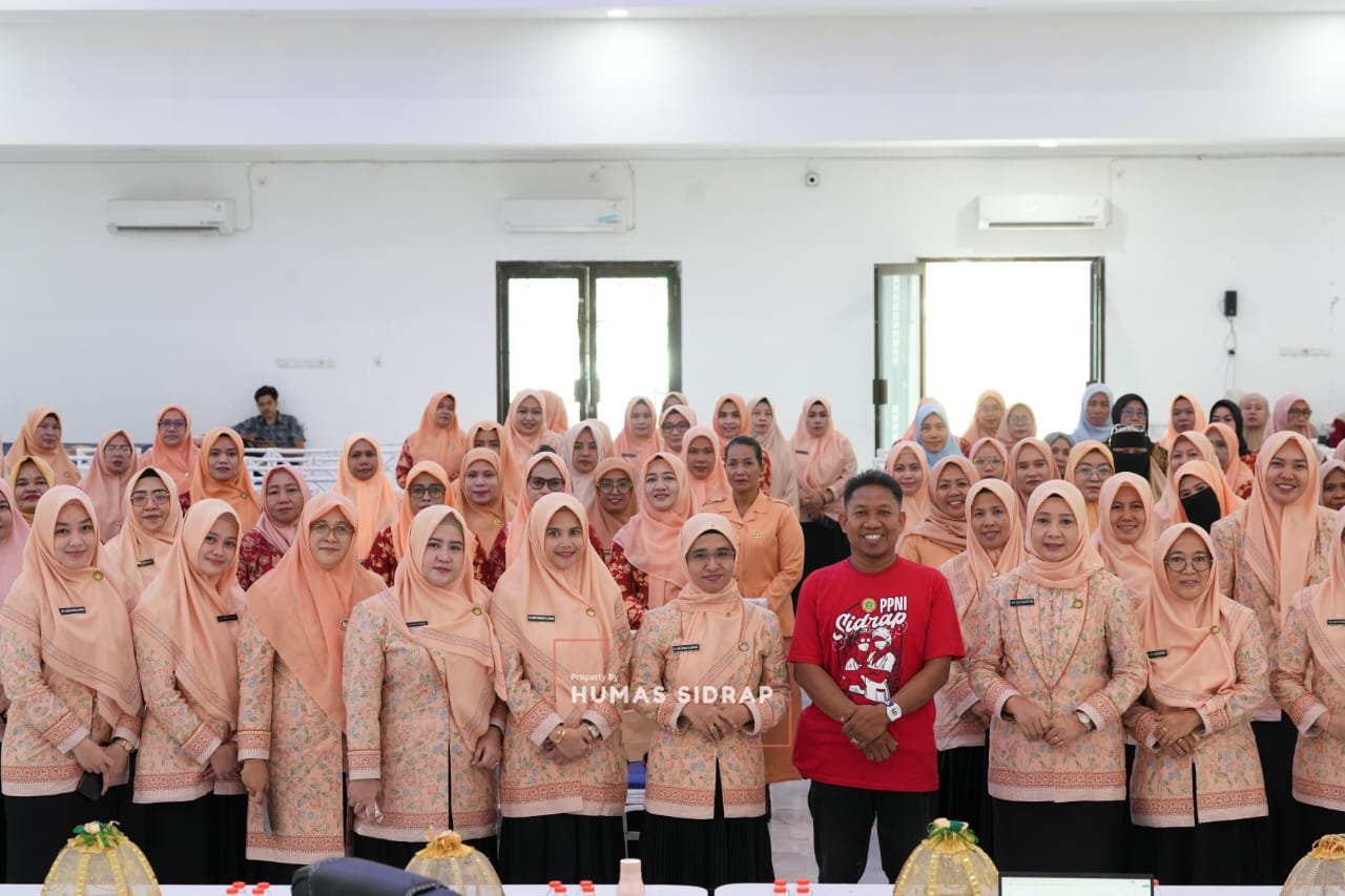 Pertemuan Rutin DWP Sidrap Diisi Edukasi Pertolongan Pertama dan Layanan Kesehatan Gratis