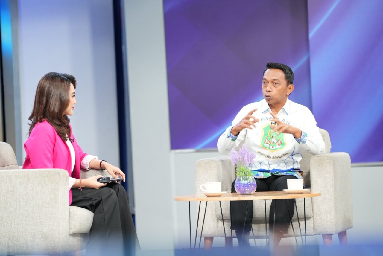 Tampil Live di Kompas TV, Bupati Sidrap Paparkan Strategi Ketahanan Pangan Menuju Masyarakat Sejahtera
