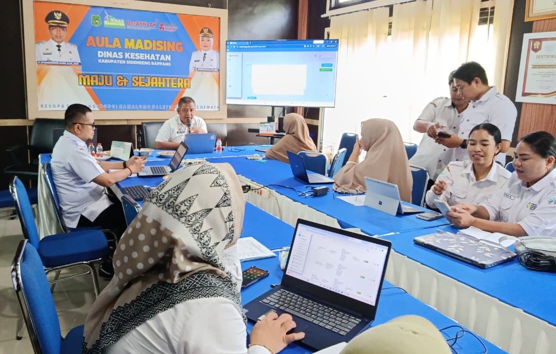 Lebih Mudah, Lebih Aman: Diskominfo dan Dinas Kesehatan Sidrap Berkolaborasi dalam Implementasi TTE