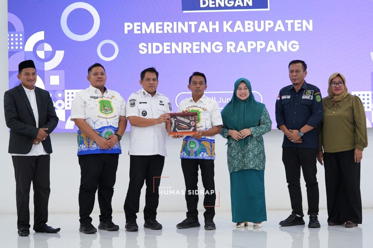 Puluhan Warga Desa Batuah Kabupaten Kukar Studi Ketahanan Pangan di Sidrap, Disambut Langsung Bupati Syaharuddin