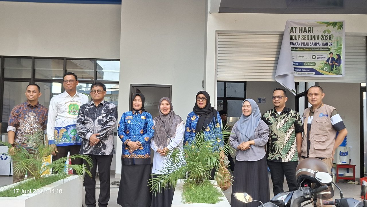 Wabup Sidrap Tinjau Bank Sampah Unismuh, Jadi Inspirasi Pengelolaan Sampah di Daerah