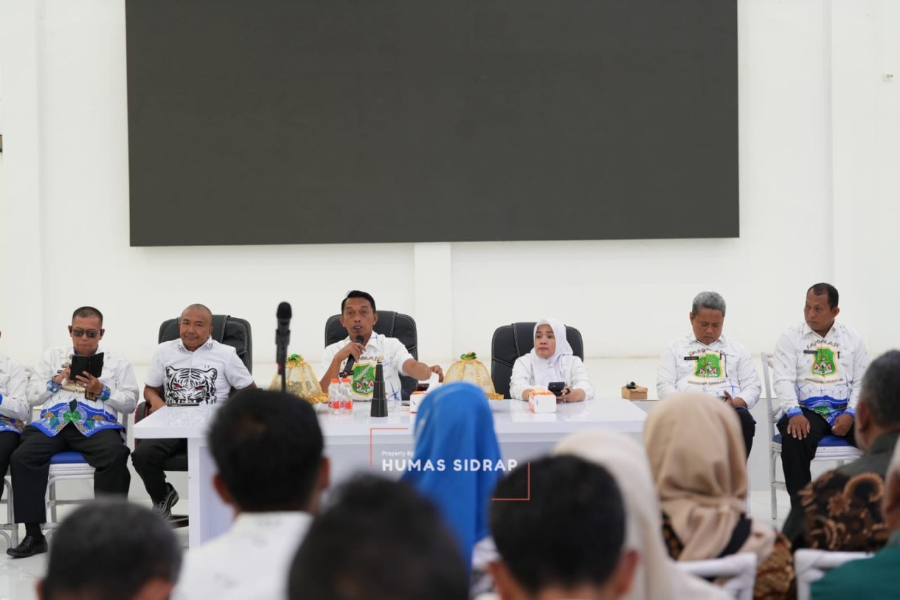 Bupati Sidrap Kumpulkan Kades dan Lurah, Mantapkan Langkah Jaga Tren Positif Pertanian