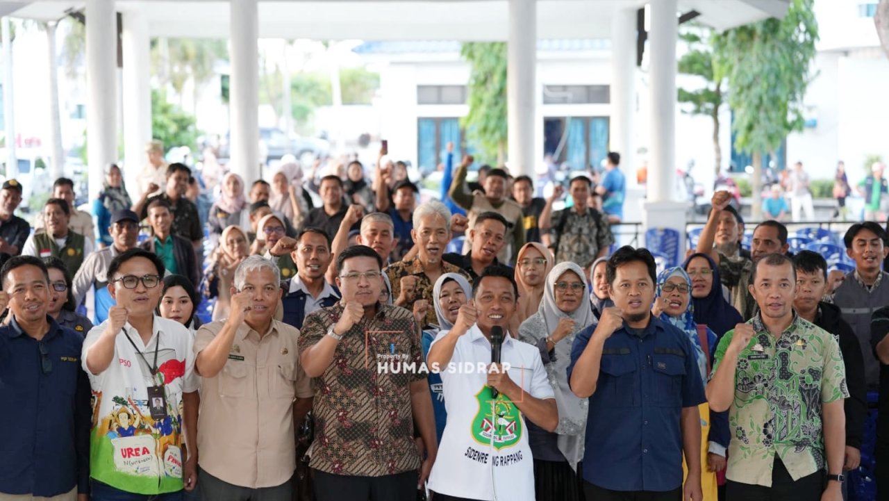 Rakor Pupuk Bersubsidi, Sidrap Pastikan Distribusi Tepat Sasaran Menuju Target 1 Juta Ton Gabah