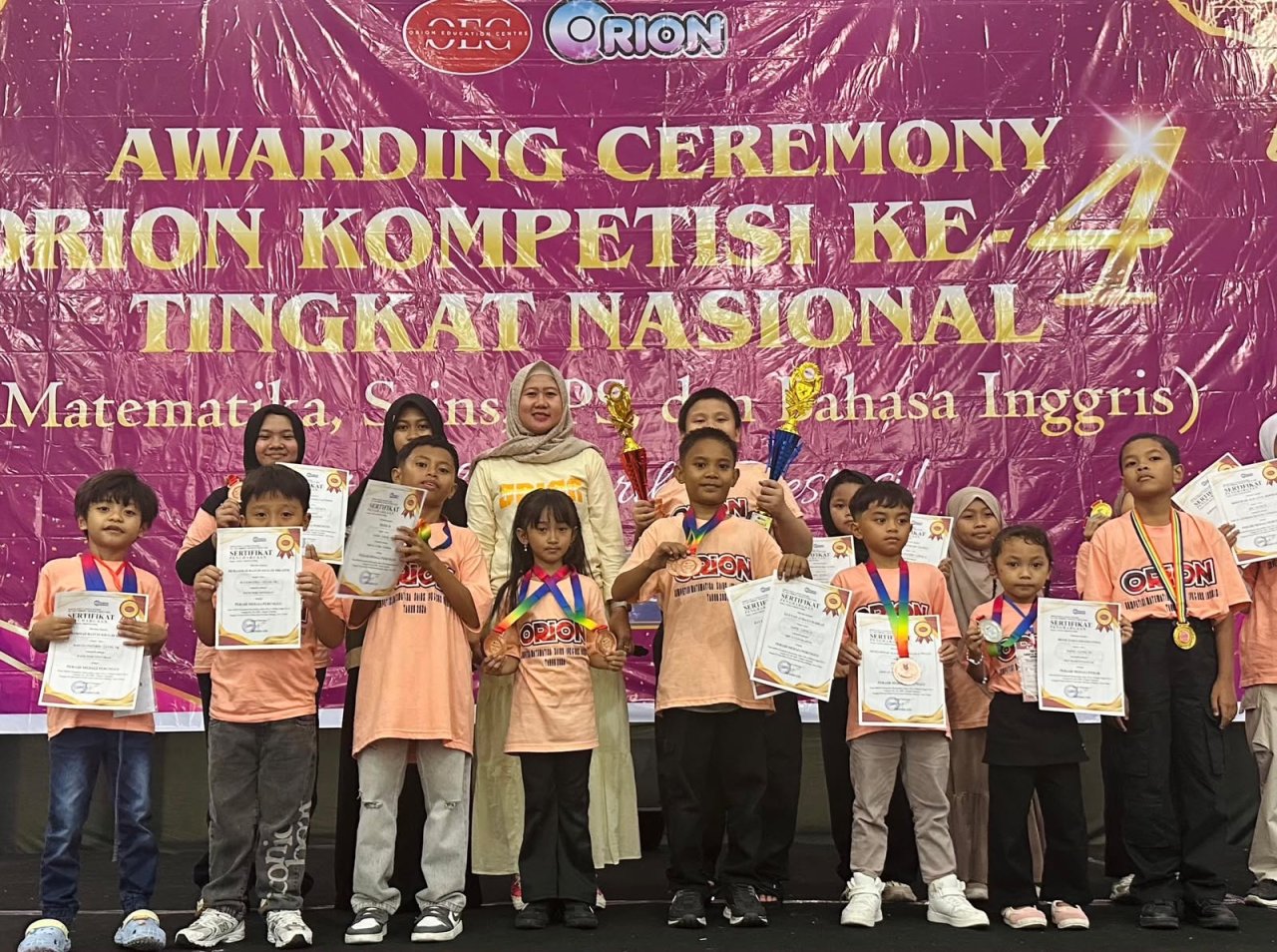 Anak-anak Sidrap Bertabur Juara di Final Nasional Orion 4