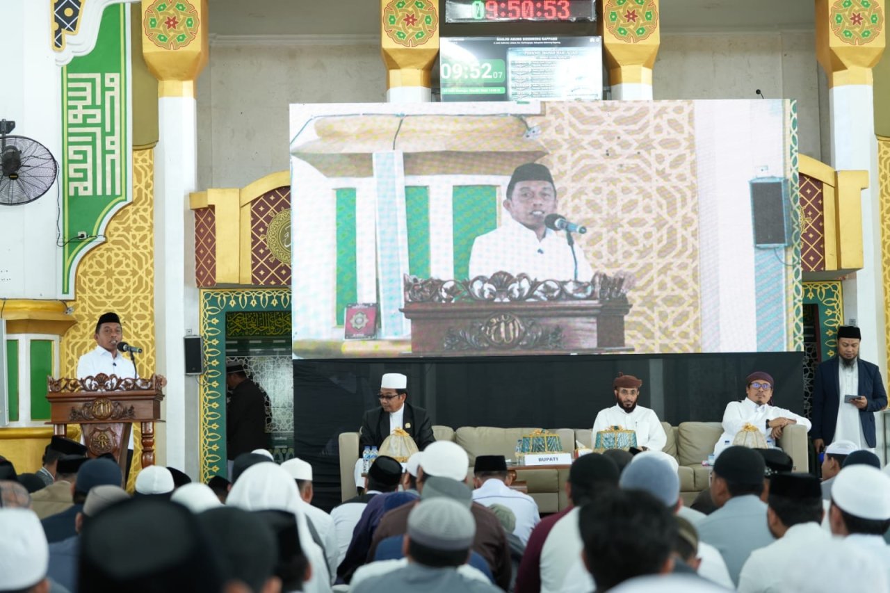 Ribuan Dai dan Asatidzah Hadiri Tabligh Akbar Daurah Asatidzah Nasional di Kabupaten Sidrap