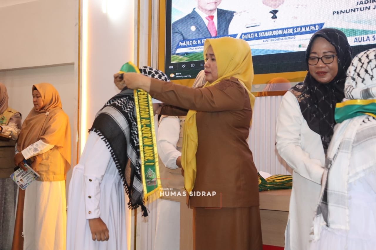 Penamatan 120 Santri PGN, Langkah Nyata Perkokoh Fondasi Generasi Qurani Sidrap