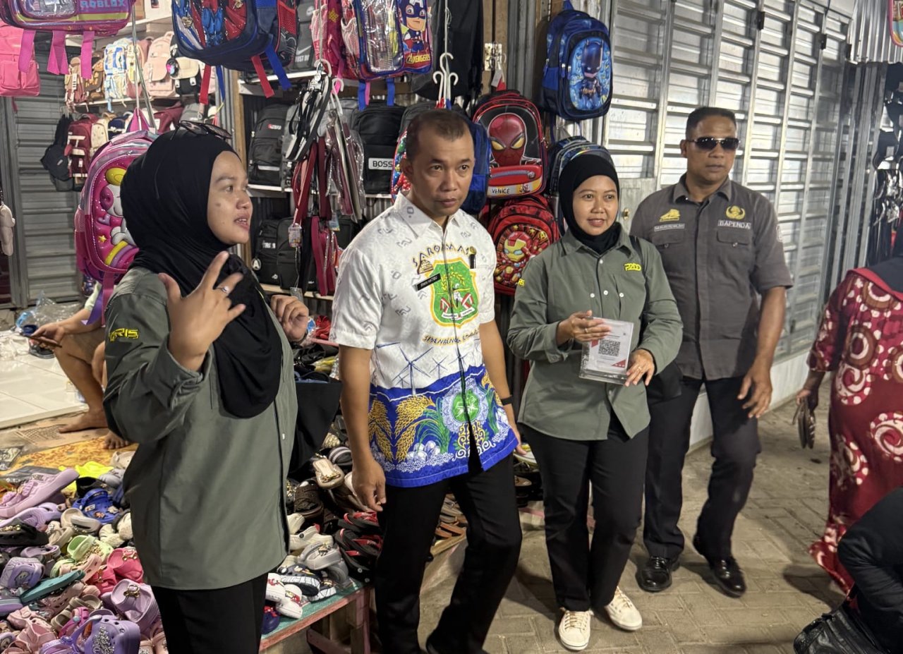 Gerakan Pasar Digital, Langkah Pemkab Sidrap Perluas Penggunaan QRIS dan Insentif Retribusi Nontunai