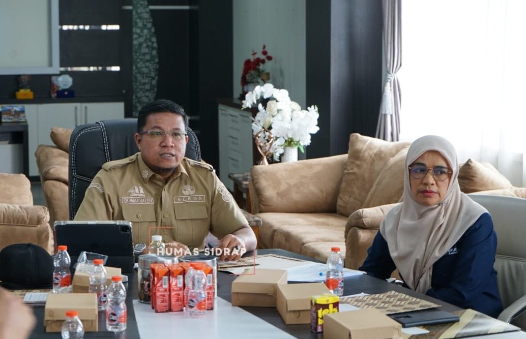 Perkuat Perlindungan Tenaga Kerja, Pemkab Sidrap Rekonsiliasi Data BPJS Ketenagakerjaan Pekerja Konstruksi