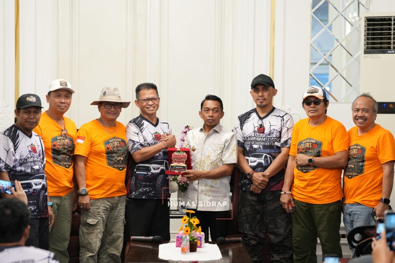 Bupati Syaharuddin Sambut Komunitas Camper Van, Ajak Eksplorasi Keindahan Alam Sidrap