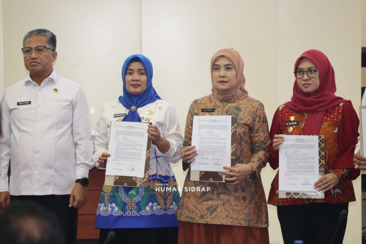 Wabup Sidrap Hadiri Finalisasi Penetapan LP2B, Tegaskan Komitmen Lindungi Lahan Pertanian