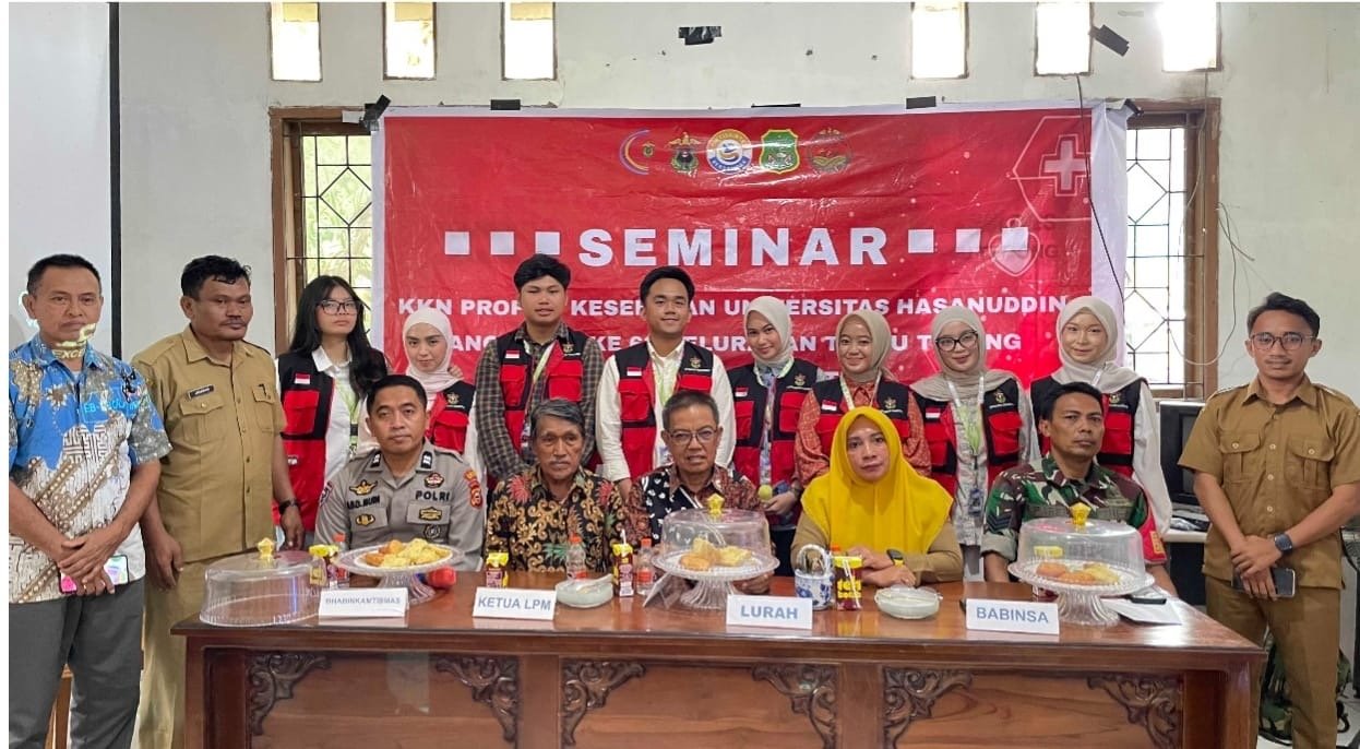 KKN Profesi Unhas Bergerak di Tanru Tedong, Fokus Cegah Penyakit Sejak Dini