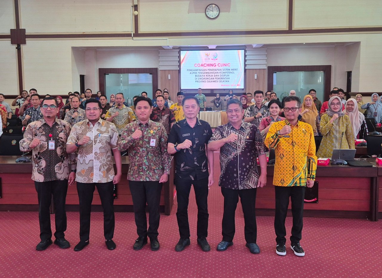 Pemkab Sidrap Ikuti Coaching Clinic Sistem Merit, Perkuat Kompetensi dan Budaya Kerja ASN