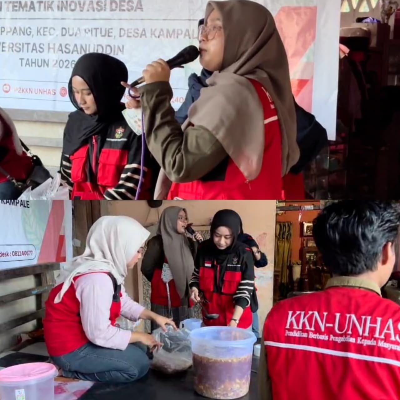 EcoBooster Jadi Solusi! Mahasiswa KKN Unhas Optimalkan Pemanfaatan Limbah Organik di Desa Kampale