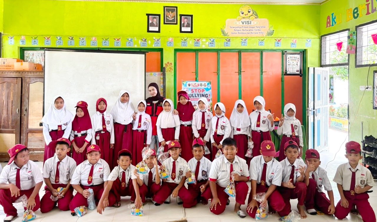 Bullying Bukan Candaan! Mahasiswa KKN-T Unhas Tanamkan Sikap Saling Menghargai Sejak Dini