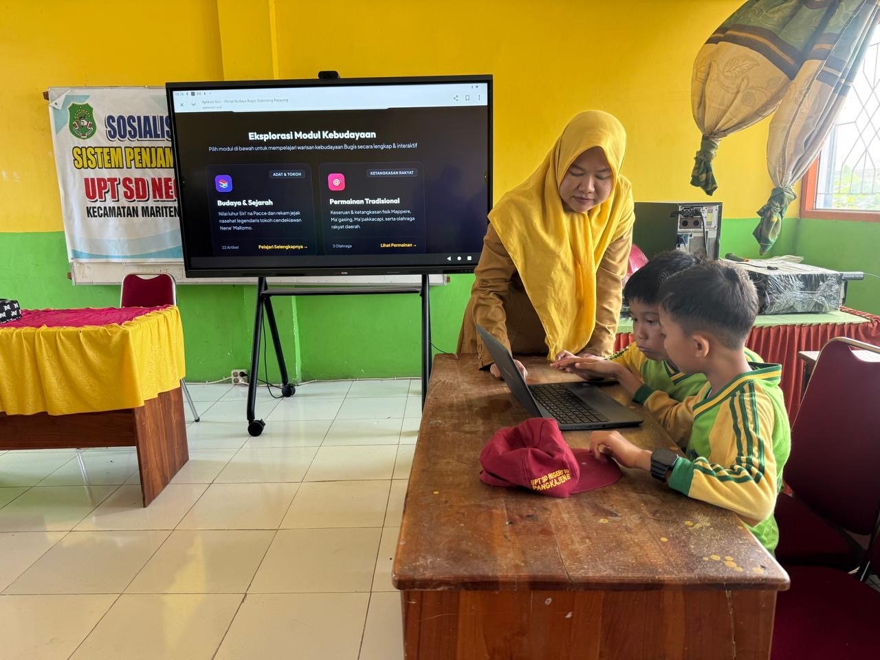 UPT SD Negeri 10 Pangkajene Kembangkan Inovasi SIRI untuk Perkuat Literasi Budaya Siswa