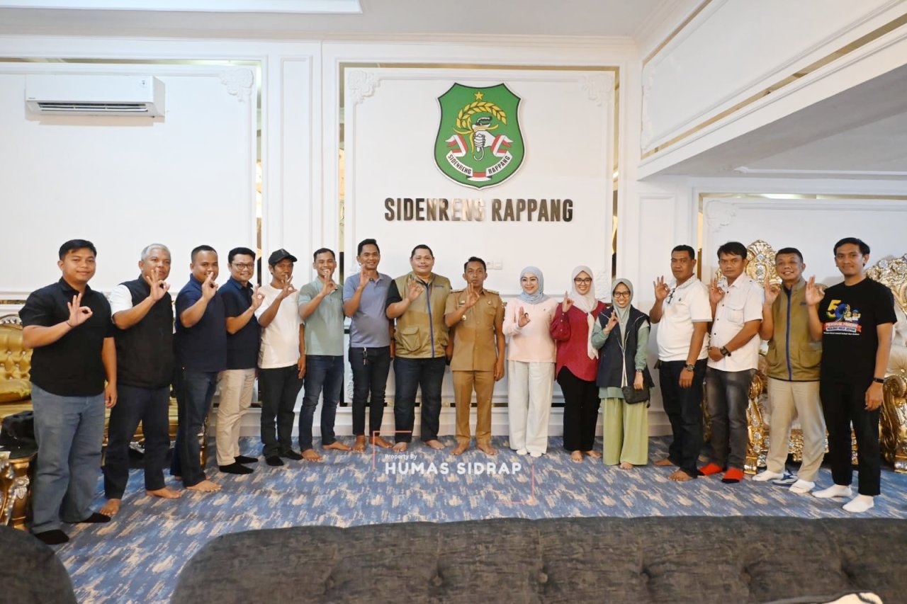 Rapat Dini Hari, Pemkab Sidrap dan Bulog Matangkan Penyerapan Gabah Petani
