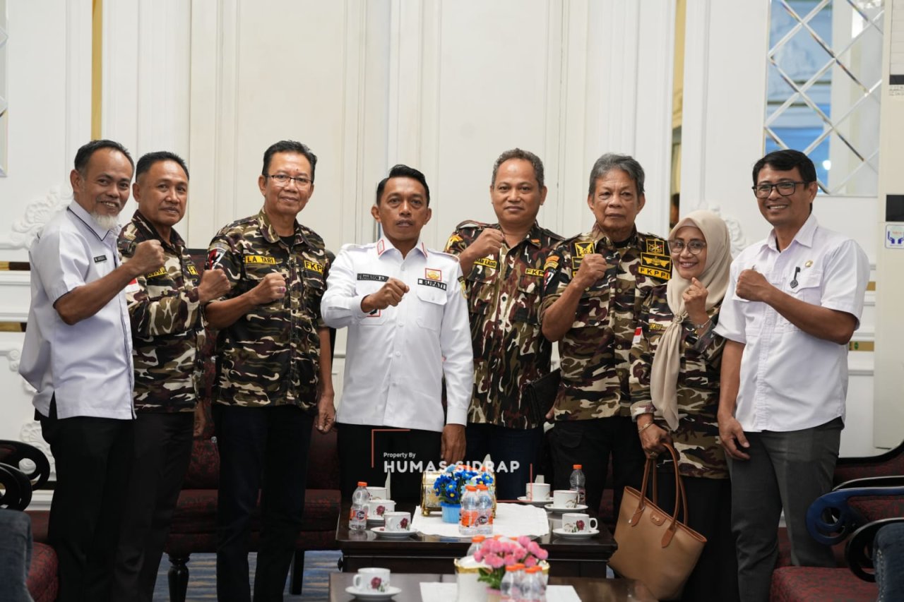 Temui Bupati, FKPPI Sidrap Tegaskan Komitmen Mendukung Program Prioritas Daerah
