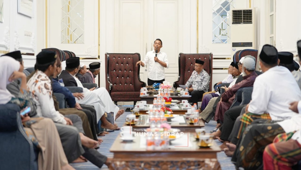 Terima Pimpinan Pondok Pesantren se-Sidrap, Bupati Syaharuddin Dorong Peningkatan Mutu dan Penguatan Legalitas