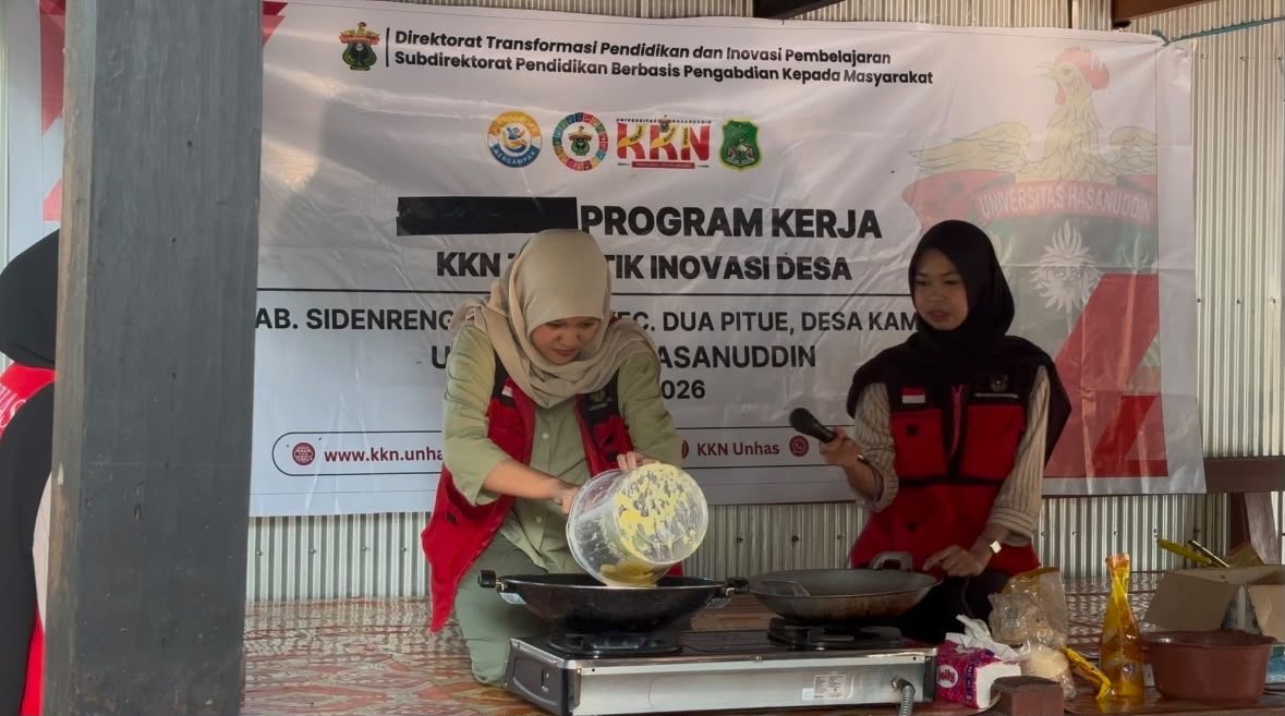 Potensi Jagung Manis Jadi Produk Unggulan, KKN Unhas Beri Pelatihan Olahan Churros di Kampale