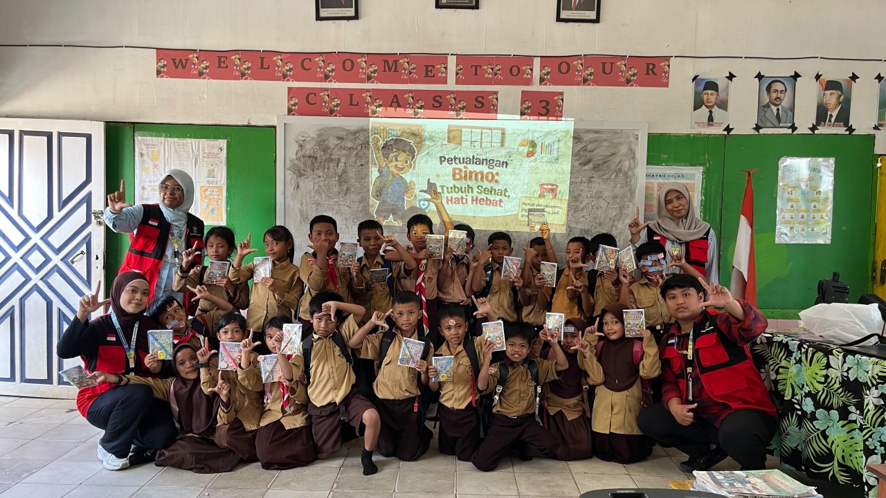 Petualangan Makanan Ajaib, KKN-PK Unhas Edukasi Gizi Seimbang kepada Siswa SD di Lainungan