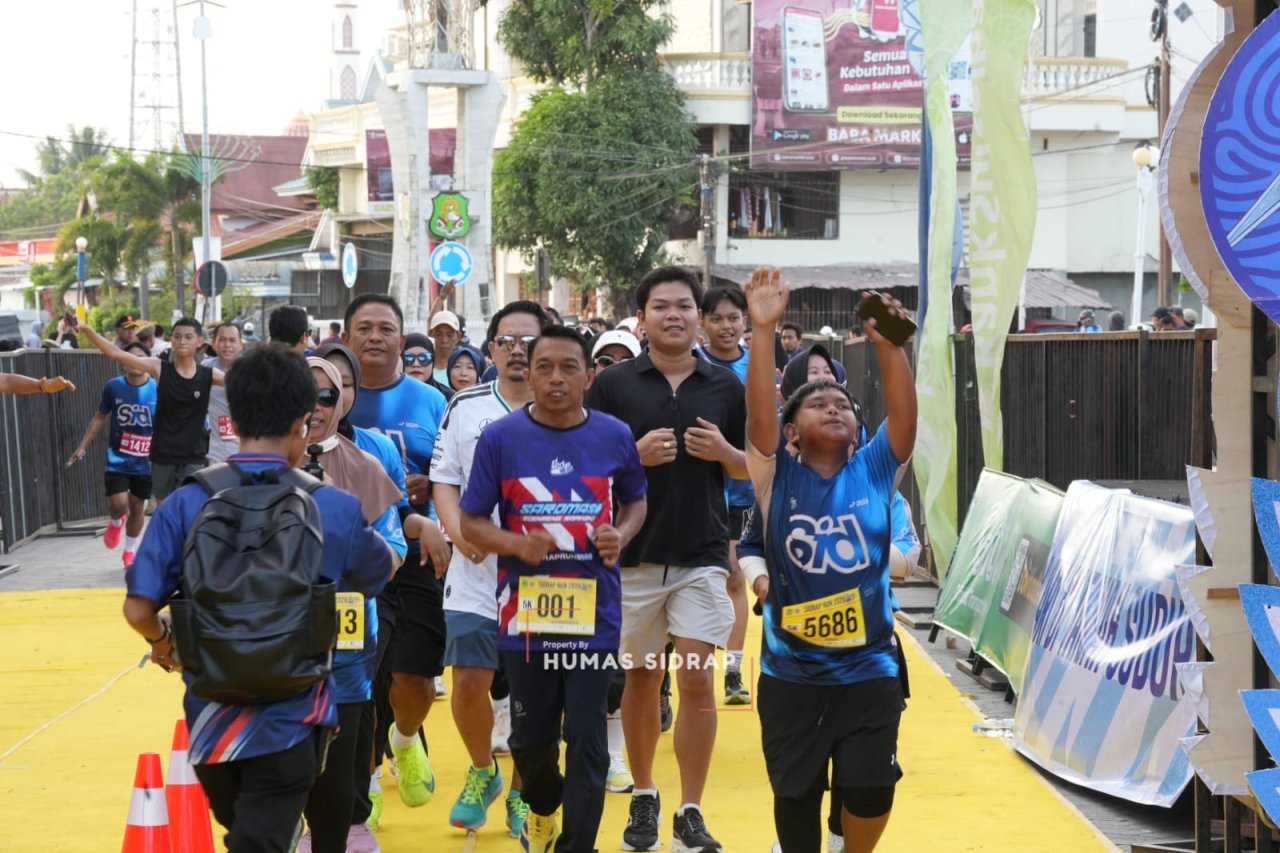 Sidrap Run 2026, Ribuan Pelari Ramaikan Ajang 