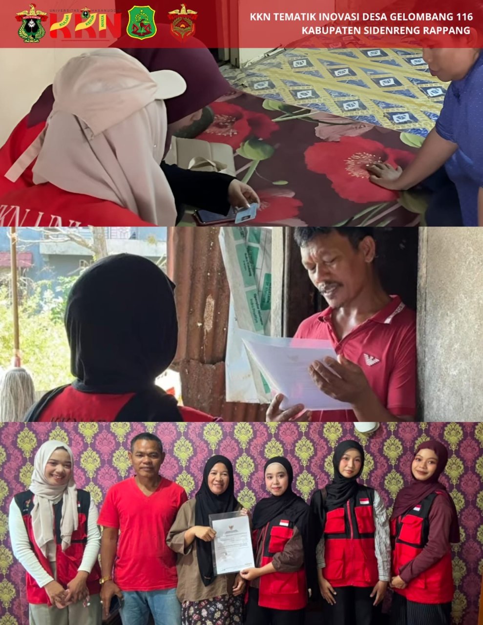 Mahasiswa KKN Unhas Dampingi Pelaku UMKM Tanete Mengurus NIB Melalui OSS