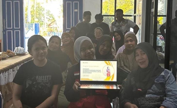 Edukasi Kewirausahaan Berbasis Potensi Lokal KKN Unhas Disambut Antusias Warga Desa Damai